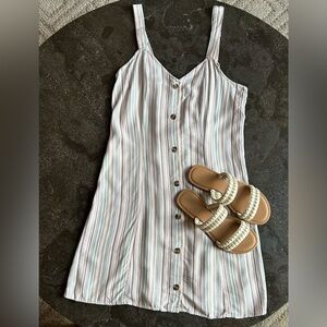 American Eagle | Button Front Mini Dress